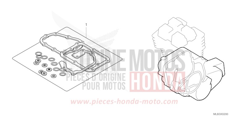 DICHTUNG SATZ B von Hornet 750 GLINT WAVE BLUE METALLIC (B197) von 2025